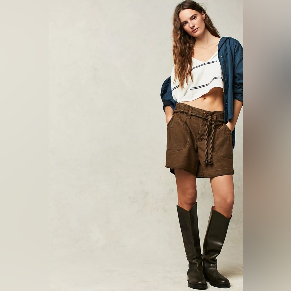 Free People X We The Free Care FP Jaydon Stripe Tee Shirt Top New - Picture 7 of 9